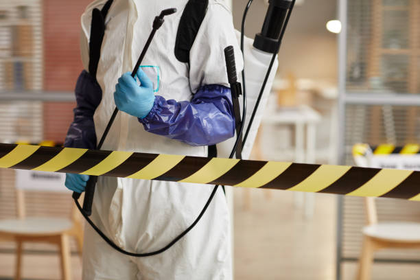 Professional Trauma Scene Cleanup technician working in Hecker, IL